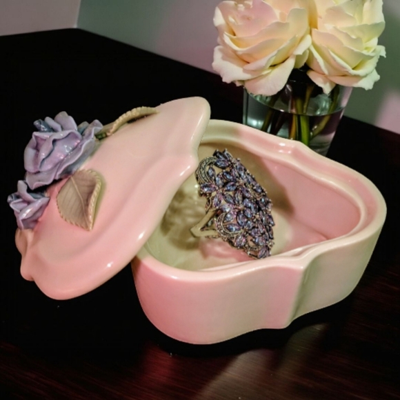 Ornate Tanzenite With Intricate Diamond Accents Sterling Silver Ring - Picture 3 of 11